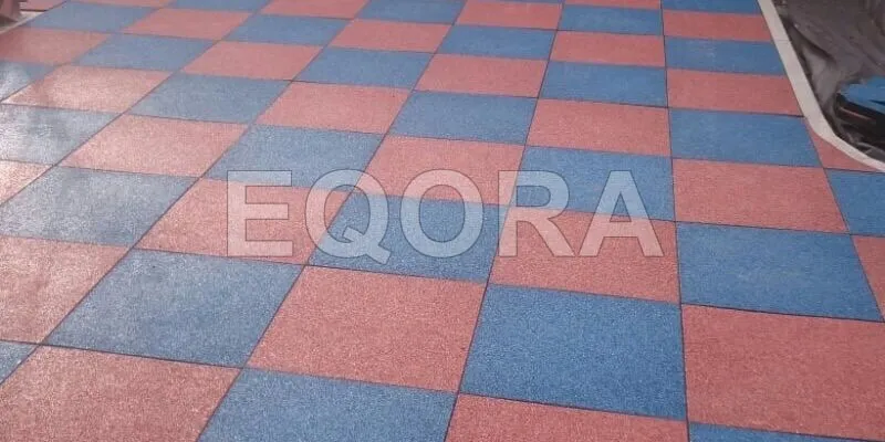 Резиновое покрытие из крошки для автосервисов в Раменском