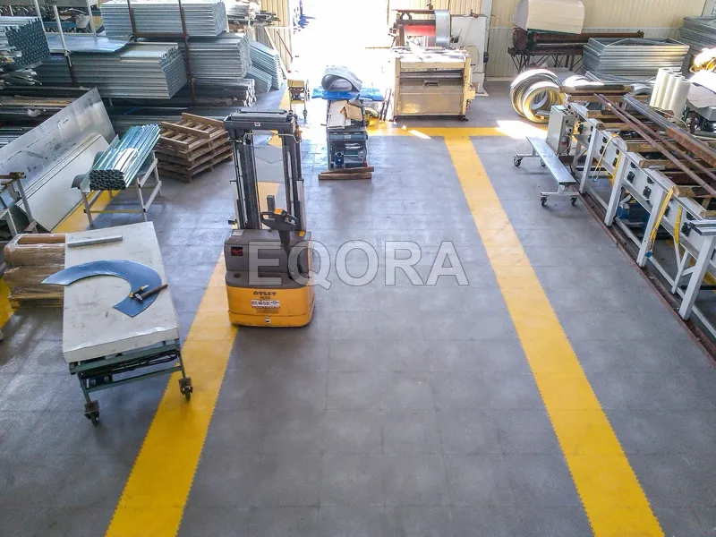 Резиновые покрытия из крошки для производственного цеха в Раменском