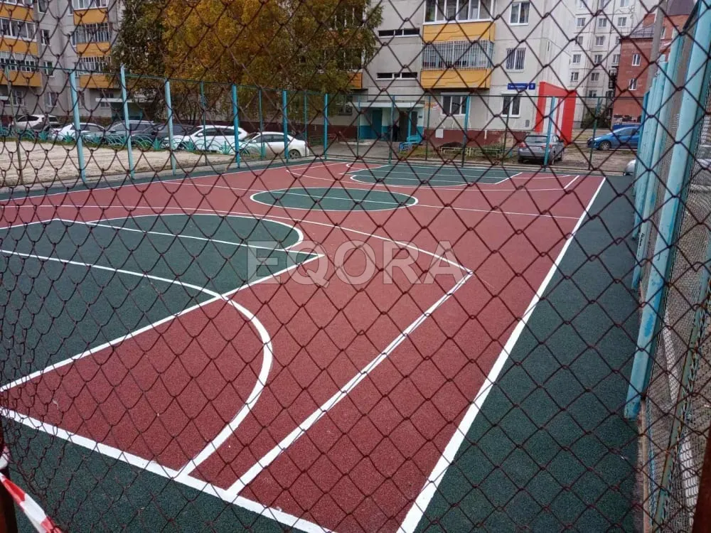 Резиновые покрытия из крошки для спортивных площадок в Раменском