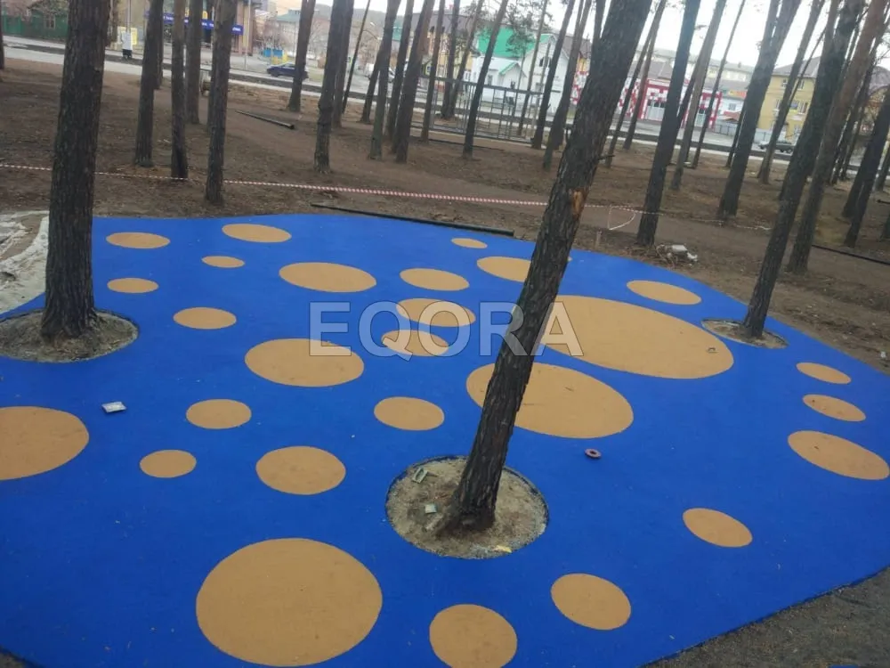 Конструкция резинового покрытия в Раменском