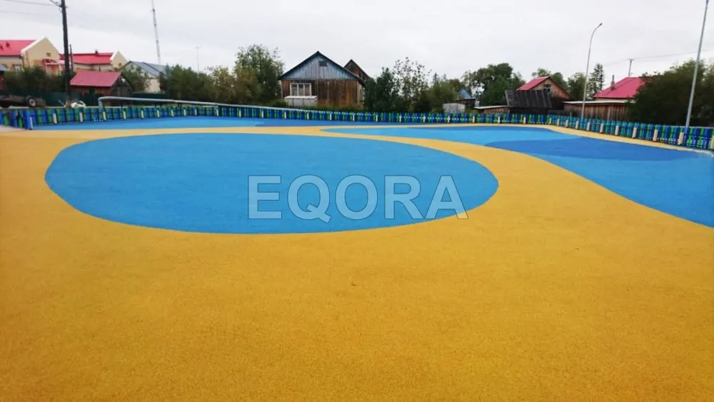 Укладка бесшовных резиновых покрытий в Раменском